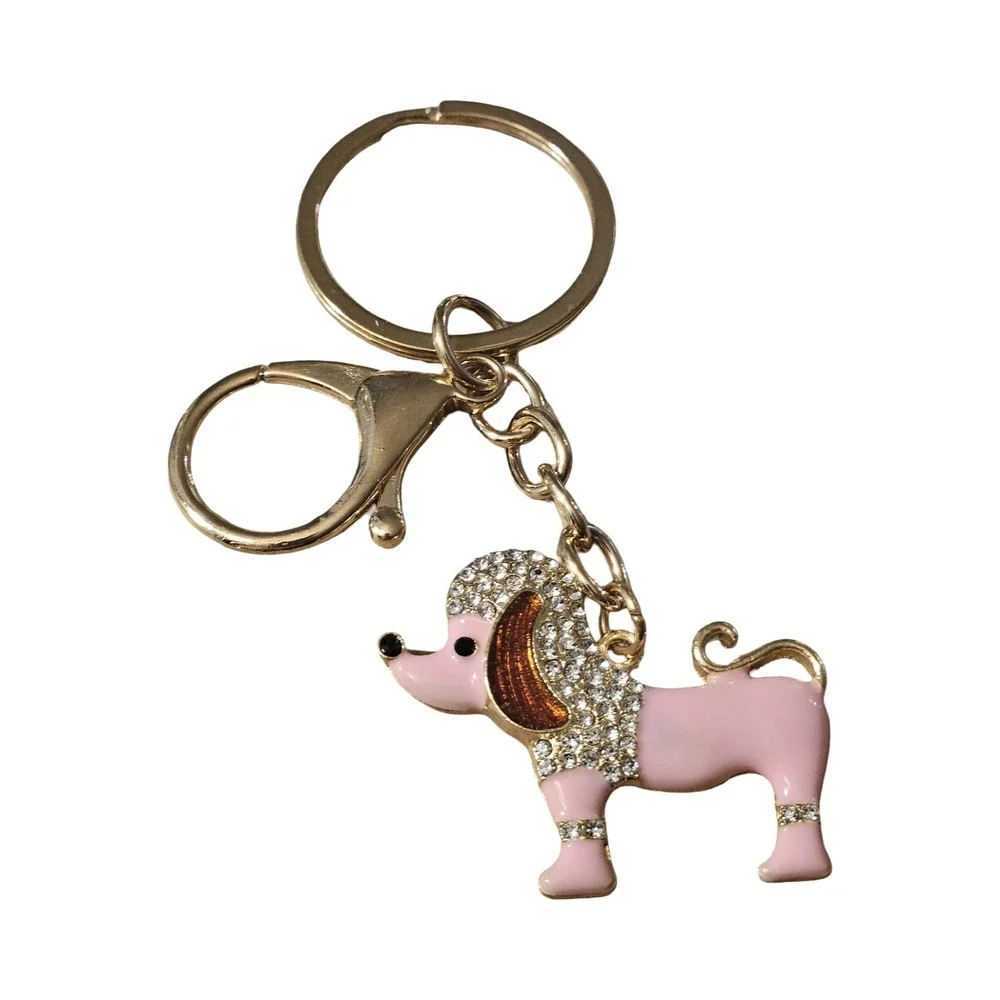 Choose Any 3 Bag Charms Keychains Rhinestone‎ Teddy Bear Butterfly Y2K